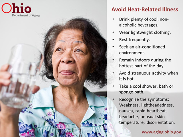 Avoid heat-related illness