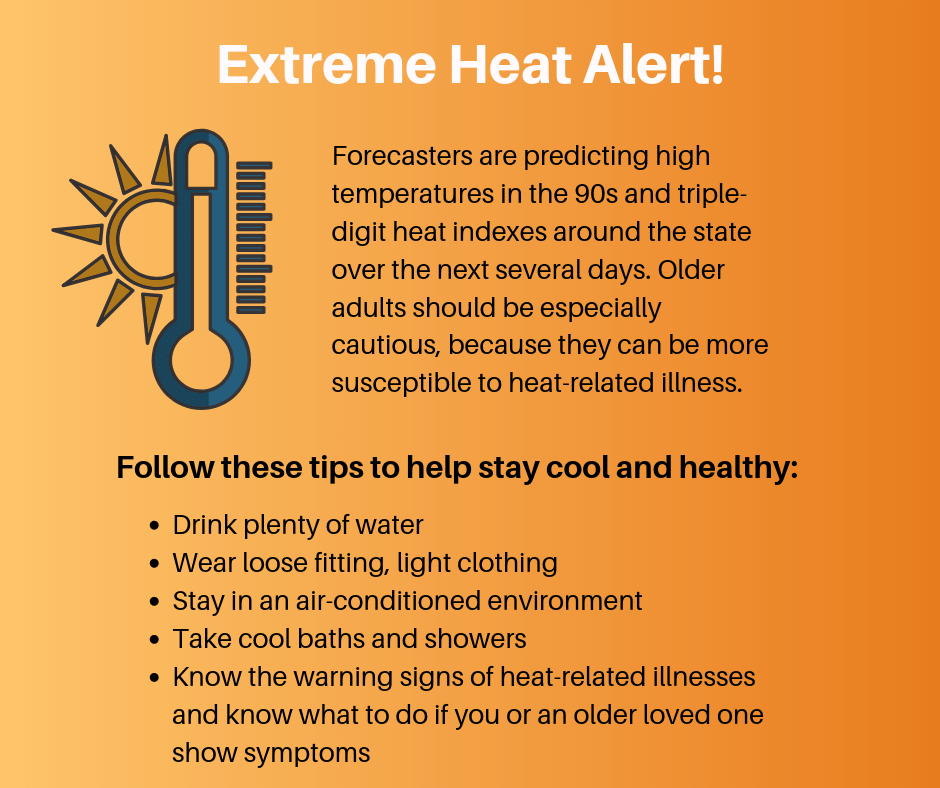 Instagram Post 7-18-19: Extreme Heat Alert!