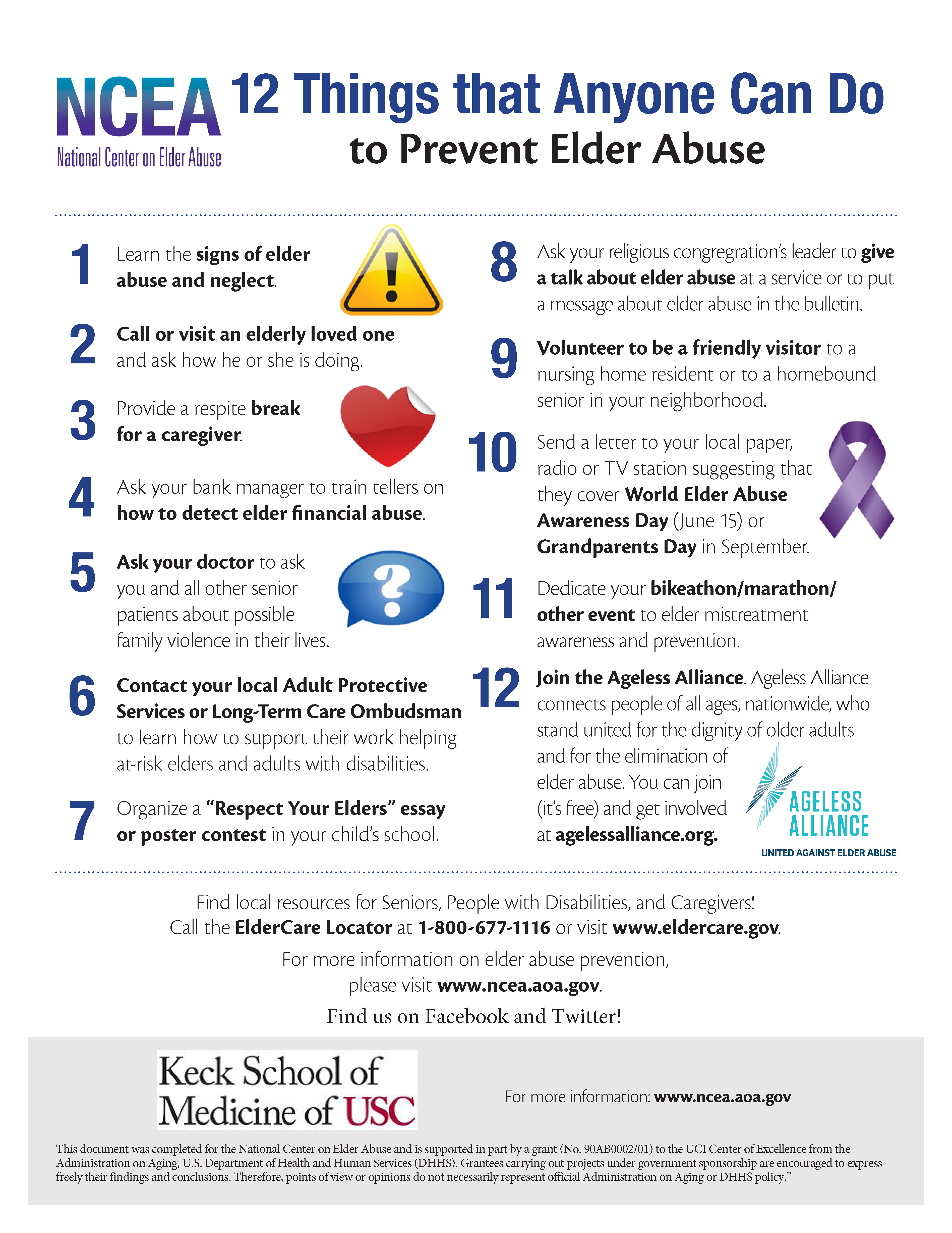 Elder abuse prevention fact sheet