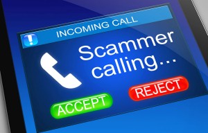 Scammer calling