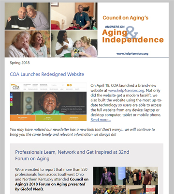 Answers on Aging and Independence Newsletter