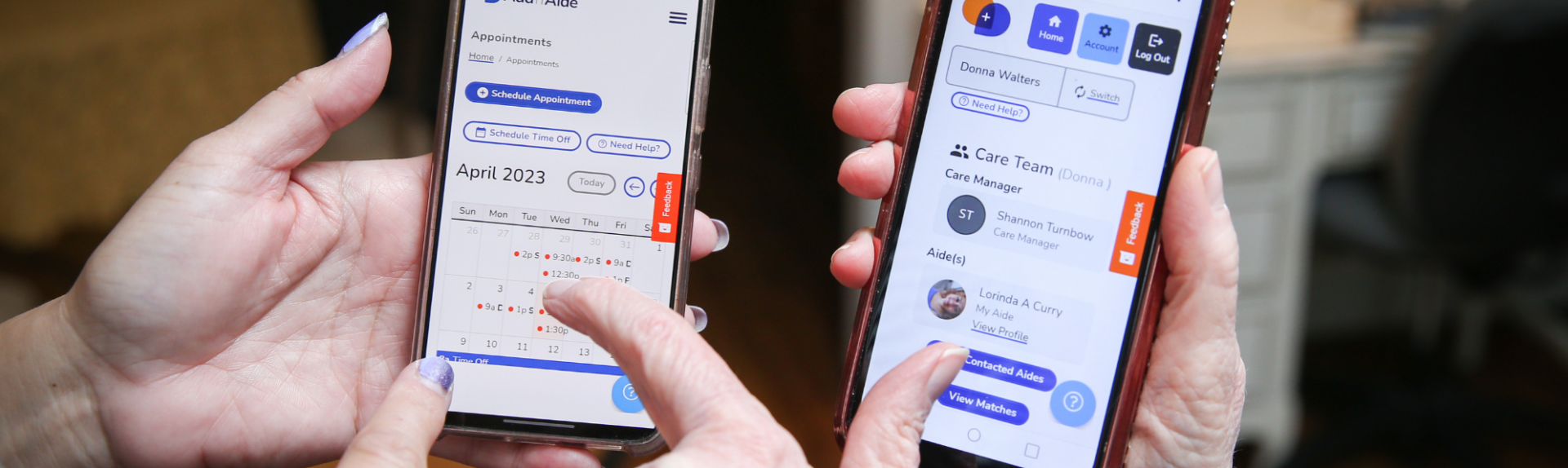 AddnAide mobile app usage