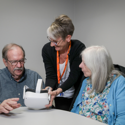 seniors use Virtual Reality