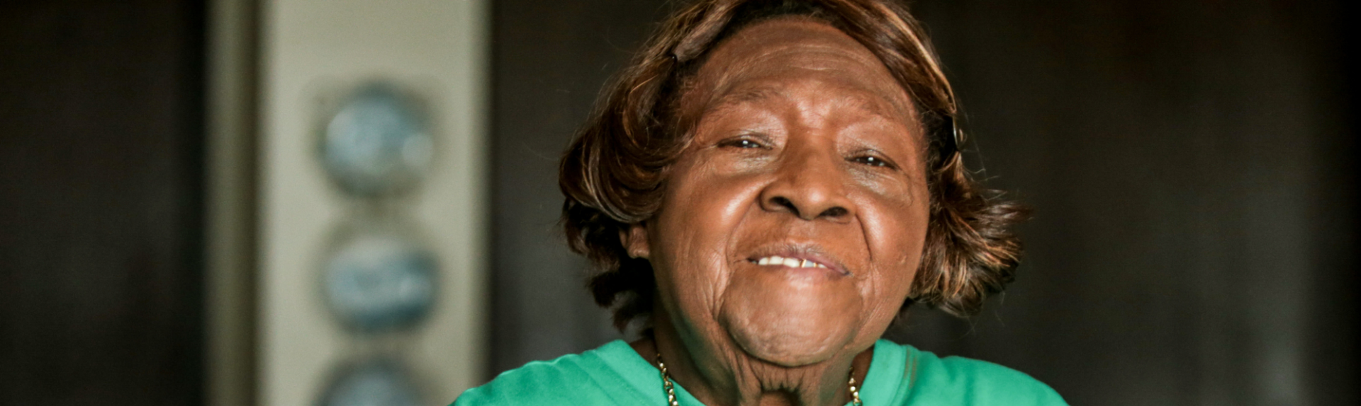 Senior woman smiiling