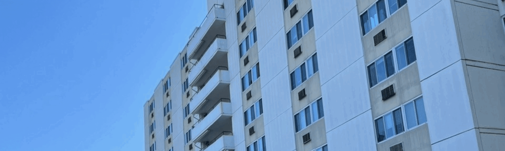 exterior of a housing building