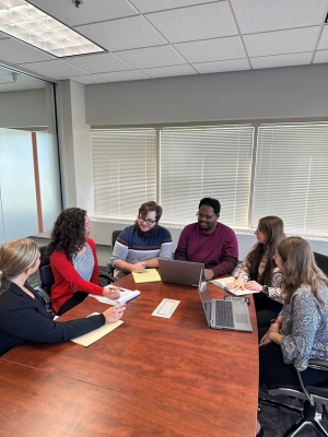 Emerging professionals in a meeting