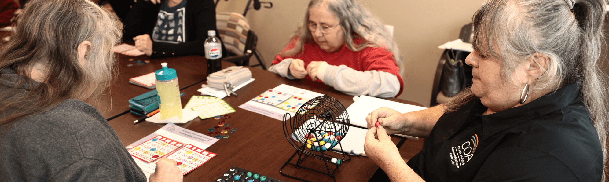 playing bingo