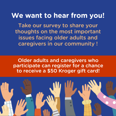 We want to hear from your survey flyer