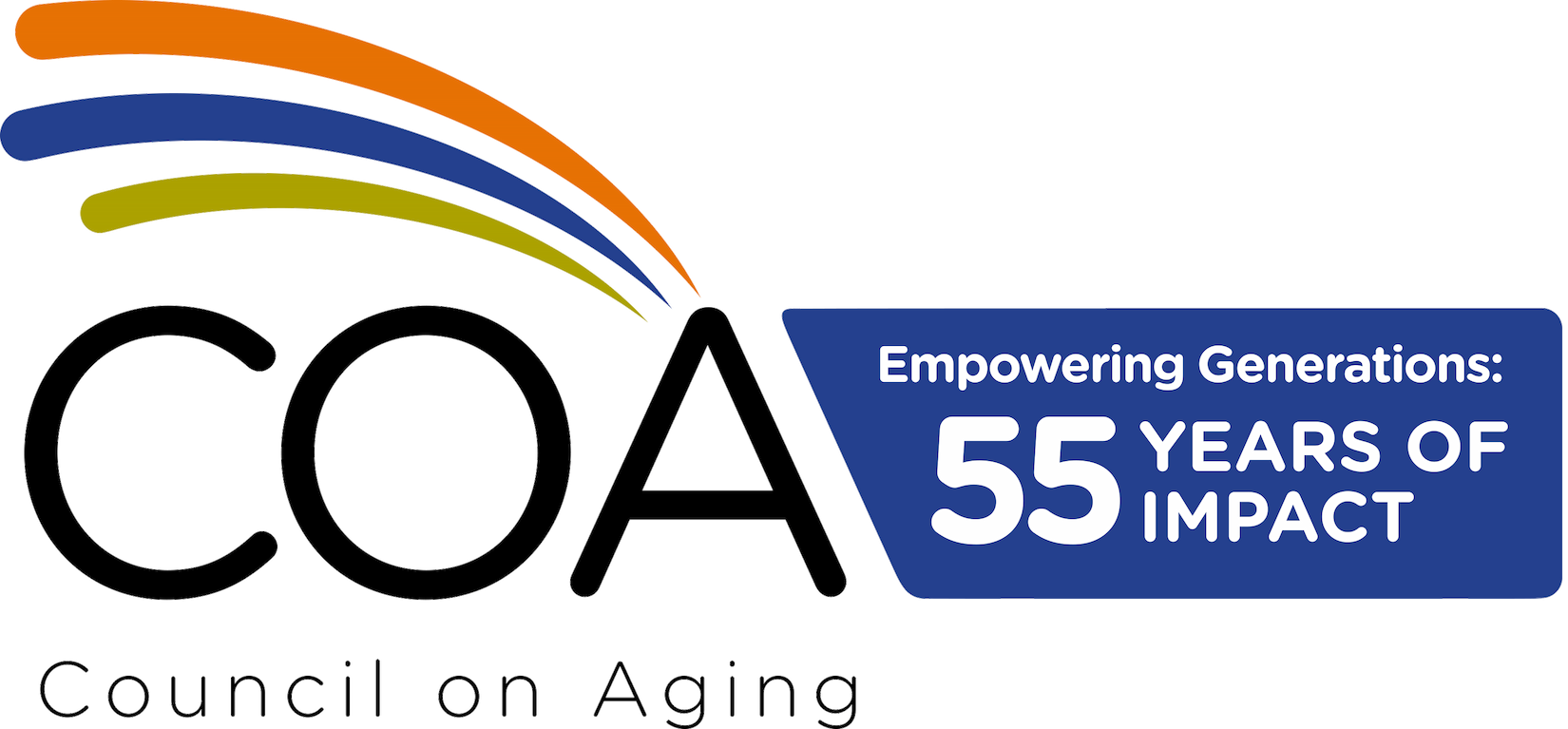 55 years of impact COA Logo