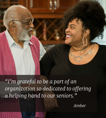 photo of amber with quote