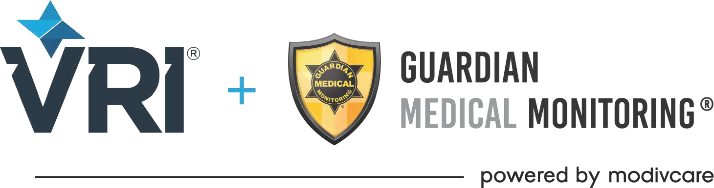 VRI and Guardian Medical Monitoring logo